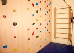 Kletterwand mit Sprossenwand